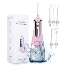 Load image into Gallery viewer, Portable Oral Irrigator Usb Rechargeable Water Flosser Dental Water Jet 350ML Water Tank Waterproof Teeth Cleaner

