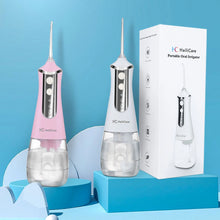 Load image into Gallery viewer, Portable Oral Irrigator Usb Rechargeable Water Flosser Dental Water Jet 350ML Water Tank Waterproof Teeth Cleaner
