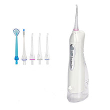 Load image into Gallery viewer, Portable Oral Irrigation USB Rechargeable WATER FLOSS Irrigator 220ml DENTAL WATER TOOTH Irrigator dental water jet +5 Nozzle
