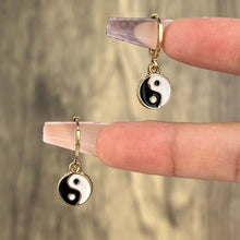 Load image into Gallery viewer, Drip Oil Tai Chi Gossip Drop Earrings For Women Fashion Simple Ladies Romantic Ball Pendant Earrings Jewelry Factory Wholesale
