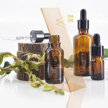 Load image into Gallery viewer, 10pcs Dropper Bottles with Scale 5ml-100ml Reagent Eye Drop Amber Glass Aromatherapy Liquid Pipette Bottle Refillable Bottles Travel
