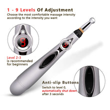Load image into Gallery viewer, Dropshipping Acupuntura Pen Agopuntura Electric Acupuncture Pen Back Pain Relief Neck Massage Roller Smart Pulse Meridian Energy
