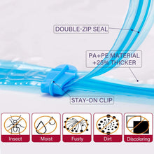 Load image into Gallery viewer, Durable Vacuum Storage Bags For Clothes Pillows Bedding Blanket More Space Save Compression Travel Hand Pump Seal Zipper

