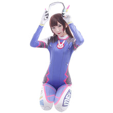 Load image into Gallery viewer, Dva Cosplay Costume Game  Female Adult child Lycra 3D Printing Spandex Halloween Party Zentai Wig Suits Gun D.Va cos
