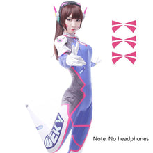 Load image into Gallery viewer, Dva Cosplay Costume Game  Female Adult child Lycra 3D Printing Spandex Halloween Party Zentai Wig Suits Gun D.Va cos
