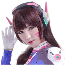 Load image into Gallery viewer, Dva Cosplay Costume Game  Female Adult child Lycra 3D Printing Spandex Halloween Party Zentai Wig Suits Gun D.Va cos

