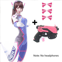 Load image into Gallery viewer, Dva Cosplay Costume Game  Female Adult child Lycra 3D Printing Spandex Halloween Party Zentai Wig Suits Gun D.Va cos
