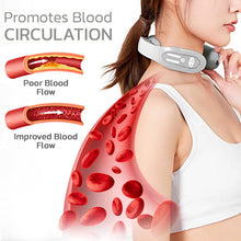 Load image into Gallery viewer, EMS Neck Acupoints Lymphvity Massage Device Neck Massager For Pain Relief Deep Tissue, Intelligent Neck Massage Health Care

