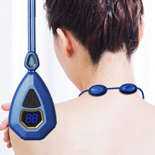 Load image into Gallery viewer, EMS Pulse Heating Cervical Spine Massager Vibration For Back and Neck Strain Pain Relief Electric Muscle Stimulator Neck Massage
