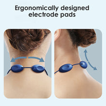 Load image into Gallery viewer, EMS Pulse Heating Cervical Spine Massager Vibration For Back and Neck Strain Pain Relief Electric Muscle Stimulator Neck Massage
