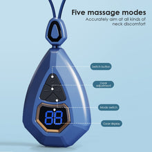 Load image into Gallery viewer, EMS Pulse Heating Cervical Spine Massager Vibration For Back and Neck Strain Pain Relief Electric Muscle Stimulator Neck Massage

