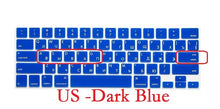 Load image into Gallery viewer, Keyboard Protectors for Macbook  Touch Bar Russian Language Keyboard Cover Silicone
