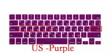 Load image into Gallery viewer, Keyboard Protectors for Macbook  Touch Bar Russian Language Keyboard Cover Silicone

