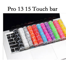 Load image into Gallery viewer, Keyboard Protectors for Macbook  Touch Bar Russian Language Keyboard Cover Silicone
