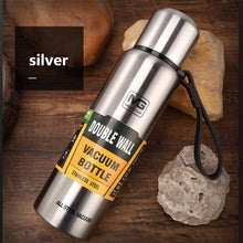 Load image into Gallery viewer, Eco-Friendly Insulated 1500ml Vacuum Flasks Large Capacity Thermals Cup Portable Rope Thermos Water Bottle With Tea Infuser
