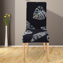 Load image into Gallery viewer, Spandex Elastic Printing Dining Chair Slipcover Modern Removable Anti-dirty Kitchen Seat Case Stretch Chair Cover for Banquet
