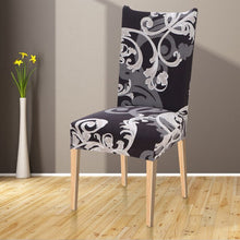 Load image into Gallery viewer, Spandex Elastic Printing Dining Chair Slipcover Modern Removable Anti-dirty Kitchen Seat Case Stretch Chair Cover for Banquet
