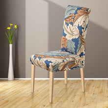 Load image into Gallery viewer, Spandex Elastic Printing Dining Chair Slipcover Modern Removable Anti-dirty Kitchen Seat Case Stretch Chair Cover for Banquet

