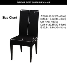 Load image into Gallery viewer, Spandex Elastic Printing Dining Chair Slipcover Modern Removable Anti-dirty Kitchen Seat Case Stretch Chair Cover for Banquet
