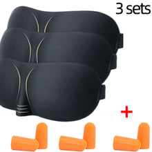 Load image into Gallery viewer, Solid Color 3D Sleep Mask Sleeping Eye Cover Soft And Breathable Without Oppression Help Sleep Sleeping Mask New Free Earplugs
