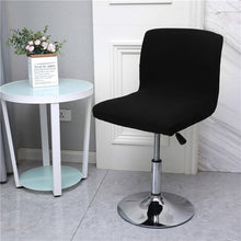 Load image into Gallery viewer, Solid Color Bar Stool Chair Cover Low Back Chair Spandex Seat Case Elastic Rotating Lift Chair Cover Dining Seat Protector
