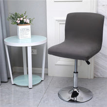 Load image into Gallery viewer, Solid Color Bar Stool Chair Cover Low Back Chair Spandex Seat Case Elastic Rotating Lift Chair Cover Dining Seat Protector
