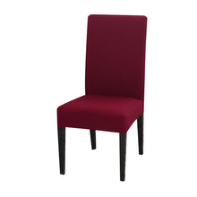 Load image into Gallery viewer, Solid Color Chair Cover Spandex Stretch Elastic Slipcovers Chair Covers White For Dining Room Kitchen Wedding Banquet Hotel
