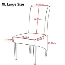Load image into Gallery viewer, Solid Color Chair Cover Spandex Stretch Elastic Slipcovers Chair Covers White For Dining Room Kitchen Wedding Banquet Hotel
