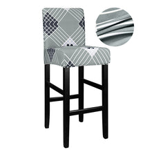 Load image into Gallery viewer, Solid Color Stretch Bar Chair Cover Seat Cover Slipcover Hotel Banquet Dining Housse De Chaise Armchair Elastic Christmas Home
