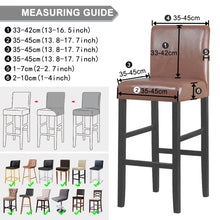 Load image into Gallery viewer, Solid Color Stretch Bar Chair Cover Seat Cover Slipcover Hotel Banquet Dining Housse De Chaise Armchair Elastic Christmas Home
