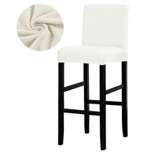 Load image into Gallery viewer, Solid Colors Elastic Chair Cover For Bar Stool Short Back Dining Room Spandex Stretch Slipcover For Chairs Banquet Wedding

