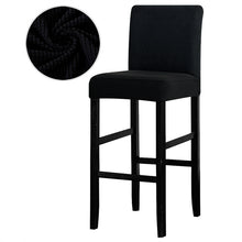 Load image into Gallery viewer, Solid Colors Elastic Chair Cover For Bar Stool Short Back Dining Room Spandex Stretch Slipcover For Chairs Banquet Wedding
