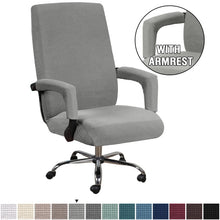Load image into Gallery viewer, Elastic Office Lift Computer Chair Cover Modern Anti-dirty Boss Rotating Chair Seat Case Removable Thickened With Armrest Covers
