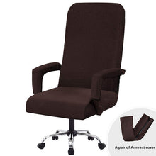 Load image into Gallery viewer, Elastic Office Lift Computer Chair Cover Modern Anti-dirty Boss Rotating Chair Seat Case Removable Thickened With Armrest Covers
