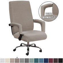 Load image into Gallery viewer, Elastic Office Lift Computer Chair Cover Modern Anti-dirty Boss Rotating Chair Seat Case Removable Thickened With Armrest Covers
