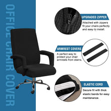 Load image into Gallery viewer, Elastic Office Lift Computer Chair Cover Modern Anti-dirty Boss Rotating Chair Seat Case Removable Thickened With Armrest Covers
