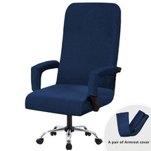 Load image into Gallery viewer, Elastic Office Lift Computer Chair Cover Modern Anti-dirty Boss Rotating Chair Seat Case Removable Thickened With Armrest Covers
