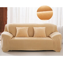 Load image into Gallery viewer, Plush Sofa Cover Stretch Solid Color Thick Slipcover Sofa Covers for Living Room Pets Chair Cover Cushion Cover Sofa Towel 1PC
