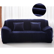 Load image into Gallery viewer, Plush Sofa Cover Stretch Solid Color Thick Slipcover Sofa Covers for Living Room Pets Chair Cover Cushion Cover Sofa Towel 1PC
