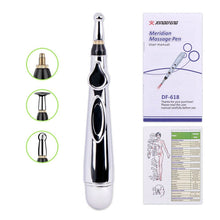 Load image into Gallery viewer, Electric Acupressure Pen Pain Relief Laser Therapy Electronic Meridian Energy Pen
