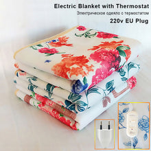 Load image into Gallery viewer, Electric Blanket with Thermostat Thicker Heater Double Body Warmer Heated Blanket Electric Heating Blanket Electric Heating Mat
