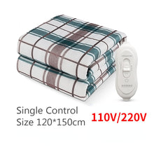 Load image into Gallery viewer, Electric Heated Blanket 220V Thicker Heating Blanket Thermostat Carpet For Double Body Winter Warmer Sheets Electric Mattress
