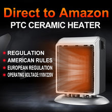 Load image into Gallery viewer, Electric Heater 110-220V Room Heating Warmer 900W Mini Portable Heater Space Winter Warmer Machine

