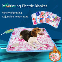 Load image into Gallery viewer, Electric Heating Pad Blanket Pet Mat Bed Cat Dog Winter Warmer Pad Home Office Chair Heated Mat 220V Random Patterns
