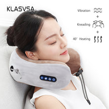 Load image into Gallery viewer, Electric Neck Massager U shaped Pillow Multifunctional Portable Shoulder Cervical Massager Outdoor Home Car Relaxing Massage
