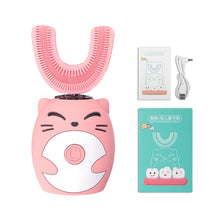 Load image into Gallery viewer, Electric Toothbrush for Kids U-shaped Smart 360 Degrees Silicon Automatic Ultrasonic Teeth Tooth Brush Cute Cartoon for Children

