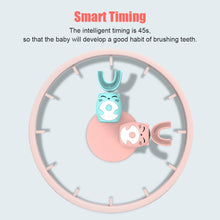 Load image into Gallery viewer, Electric Toothbrush for Kids U-shaped Smart 360 Degrees Silicon Automatic Ultrasonic Teeth Tooth Brush Cute Cartoon for Children
