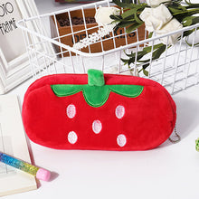 Load image into Gallery viewer, Pencil Case Cartoon Animals Plush Pouch Bag Key Chain Coin Purse Wallet
