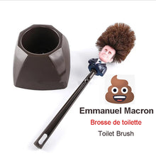 Load image into Gallery viewer, Emmanuel Macron Brosse WC Brosse de toilette France President Trump Toilet Brush Funny
