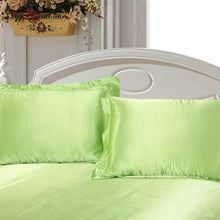 Load image into Gallery viewer, Emulation silk Satin Pillowcase Pillow Case 1Pc Silk Pillow Case 48cmx74cm Various Colors to Choose Standard/Queen
